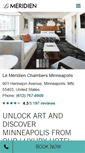 Mobile Screenshot of lemeridienchambers.com
